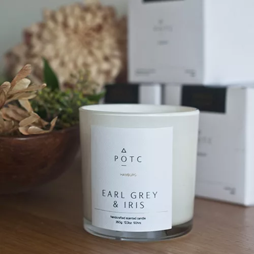Earl Grey & Iris Luxury Candle