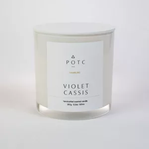 Veilchen Cassis Luxus Kerze